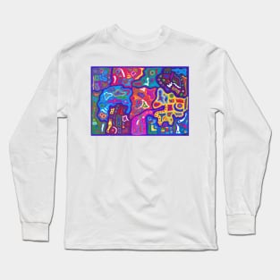 Colorful groove happiness Long Sleeve T-Shirt